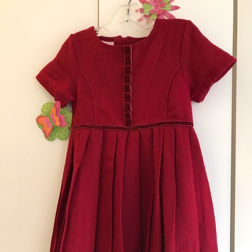 Red dress with tons of sophisticated detail - EUC